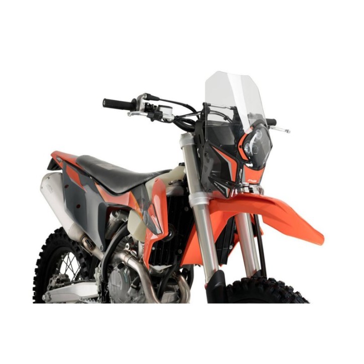 PUIG PARABRISAS SEMICARENADO RALLY PARA KTM 125 EXC 2015 TRANSPARENTE