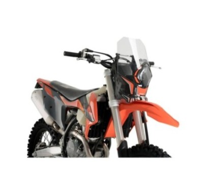 PUIG PARE-BRISE SEMI-CARENE RALLY KTM 250 EXC F 10-21 TRANSPARENT