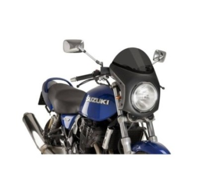 PUIG PARE - BRISE SEMI-CARENE TRIUMPH STREET TWIN 16-22 FUMEE FONCE-CARBON