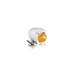 PUIG LED TURN SIGNALS MODEL BALA ORANGE - Orange lenses and black base - Approved according to European standards - Dimensions: