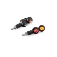 PUIG LED-BLINKER MODELL LICHT-HINTEN SCHWARZ - GER,UCHERTE GL,SER - DAS SET BEINHALTET POSITIONSLICHT, BREMSLICHT UND BLINKER -