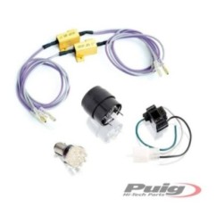 PUIG RESISTORS FOR LED TURN SIGNALS - Product made for motorcycles that mount rear indicators with original 25 Watt bulb.