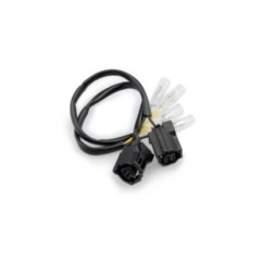 PUIG CABLES CONNECTORS FOR TURN SIGNALS BLACK - COD. 3704N - Connectors useful for connecting the motorcycle's original electric