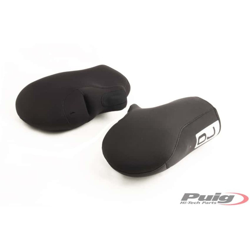 PUIG BLACK MOTORCYCLE GLOVES - COD. 5486N