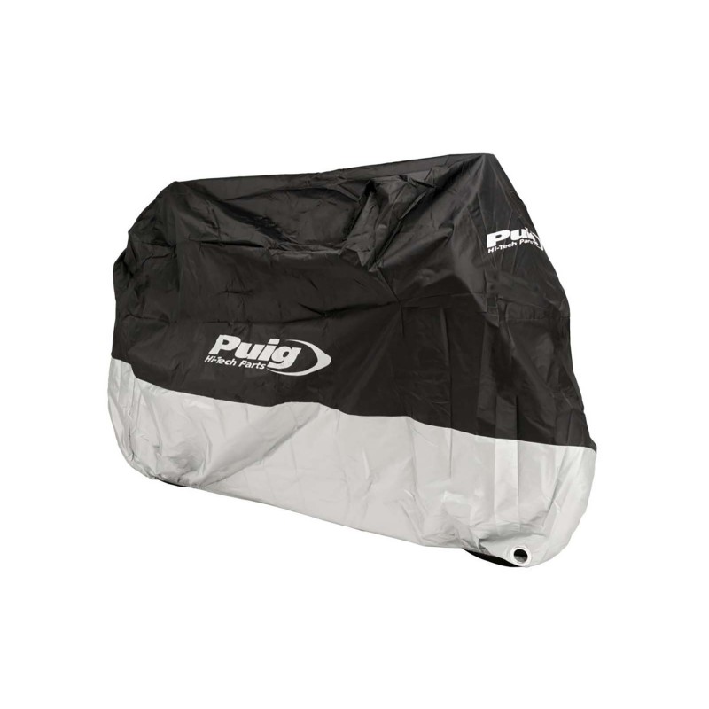 PUIG COPRIMOTO AVEC LOGO PUIG HI-TECH PARTS MISURA XL NOIR - COD. 20725N - Lunghezza: 2 m. Larghezza: 0.95 m. Altezza: 1.20 m.