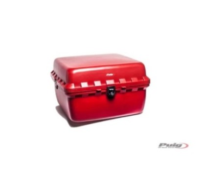 PUIG TOP CASE BIG BOX MODEL COLOR RED - COD. 0713R - Made of resistant, waterproof plastic. Capacity: 90L.