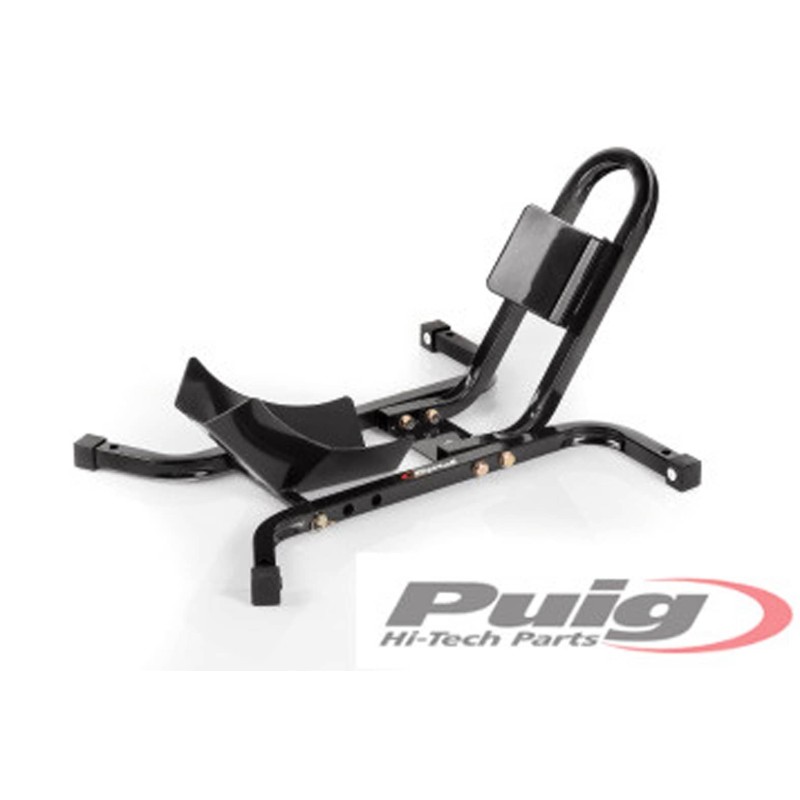 PUIG STANDS WHEEL LOCK MODEL BLACK - COD. 6071N - Material: black painted steel.