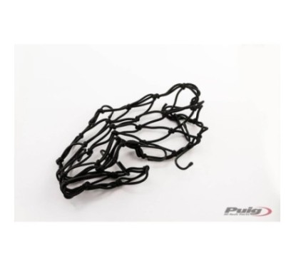 PUIG PORTE-OBJETS ELASTIQUE NET NOIR - COD. 0788N - IdEal pour transporter des objets dans la selle ARRIERE. Dimensions : 350x35