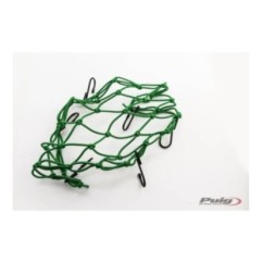 PUIG PORTE-OBJETS ELASTIQUE NET VERT - COD. 0788V - Parfait pour transporter des objets dans la selle ARRIERE. Dimensions : 350x