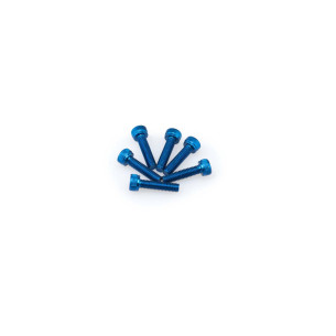 puig kit anodized screws m5 for windshields blue color