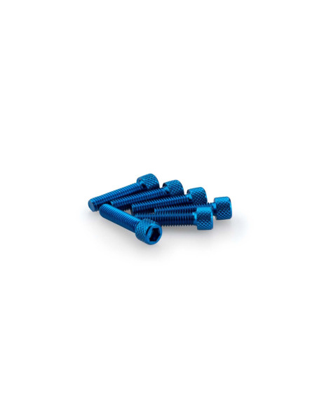 puig kit viti anodizzate m6 per cupolini colore blu