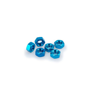 puig kit anodized screws m8 for windshields blue color