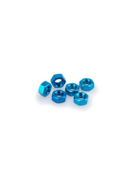 Puig kit vis anodisees m8 pour pare-brise couleur bleu