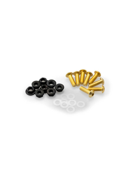 puig kit anodized screws m5 for windshields yellow color