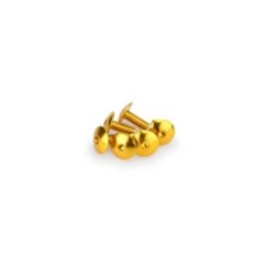 PUIG YELLOW ANODIZED SCREWS KIT - COD. 0611G - Round head, hexagon socket. Blister of 6 pieces. Size M6 x 15mm.