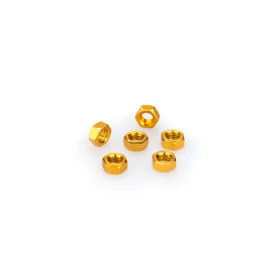 puig kit anodized screws m5 for windshields yellow color