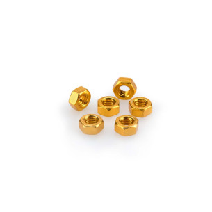 puig kit anodized screws m6 for windshields yellow color