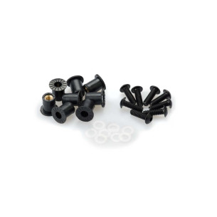 puig kit anodized screws m5 for windshields black color