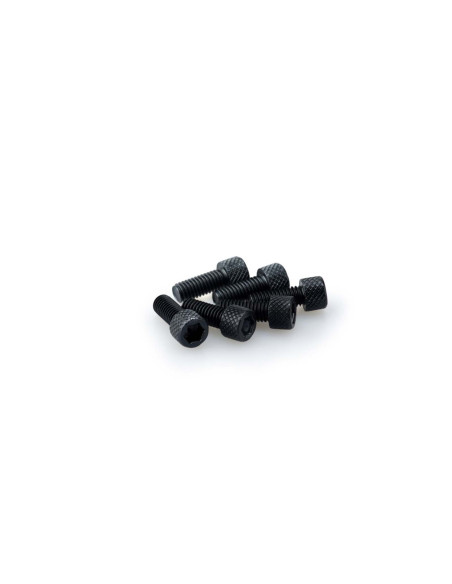 puig kit anodized screws m6 for windshields black color