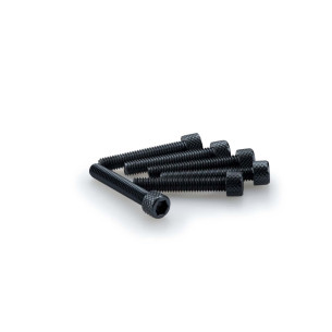 puig kit anodized screws m6 for windshields black color