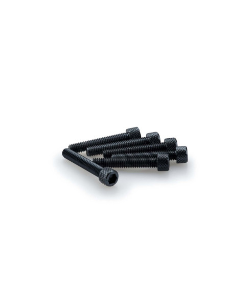 Puig kit vis anodisees m6 pour pare-brise couleur noire