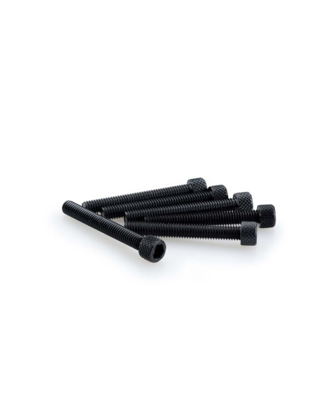 Puig kit vis anodisees m6 pour pare-brise couleur noire