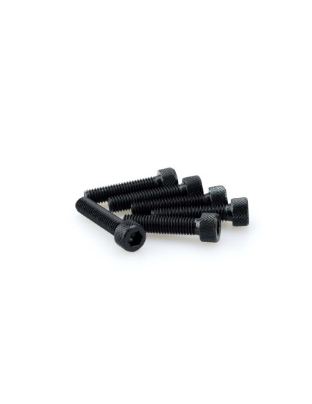 Kit de tornillos anodizados Puig M8 para parabrisas color negro
