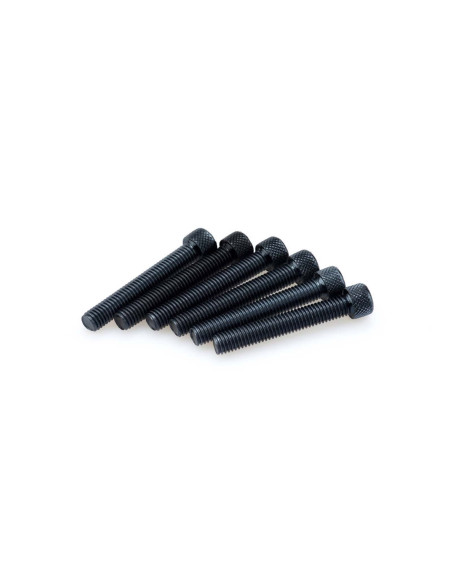 Kit de tornillos anodizados Puig M8 para parabrisas color negro