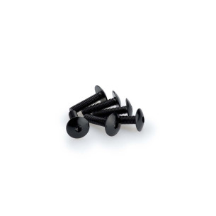 puig kit anodized screws m6 for windshields black color