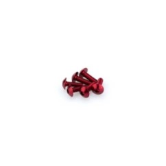 PUIG KIT VIS ANODIZZATE ROUGE - COD. 0543R - Testa tonda, cava esagonale. Blister da 6 pezzi. Misura M5 x 15 mm.