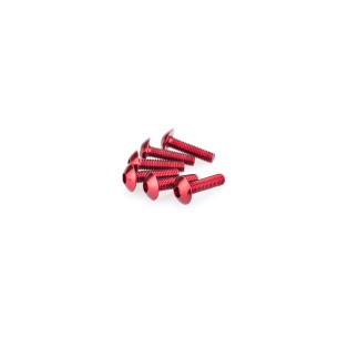 puig kit anodized screws m5 for windshields red color