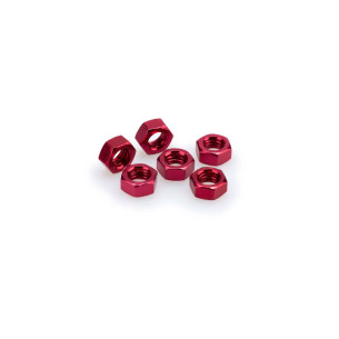 puig kit anodized screws m8 for windshields red color
