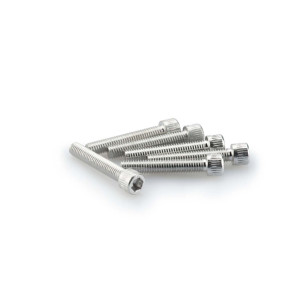 puig kit anodized screws m6 for windshields silver color