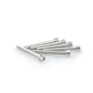 puig kit anodized screws m6 for windshields silver color