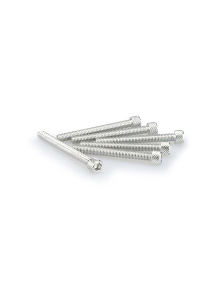 Puig kit vis anodisees m6 pour pare-brise couleur argent