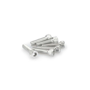 puig kit anodized screws m8 for windshields silver color