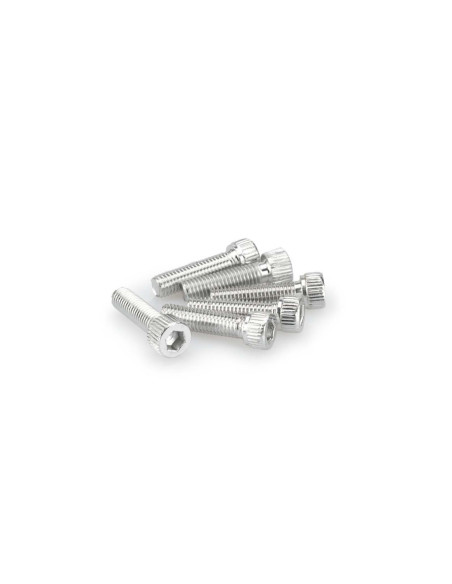 puig kit anodized screws m8 for windshields silver color