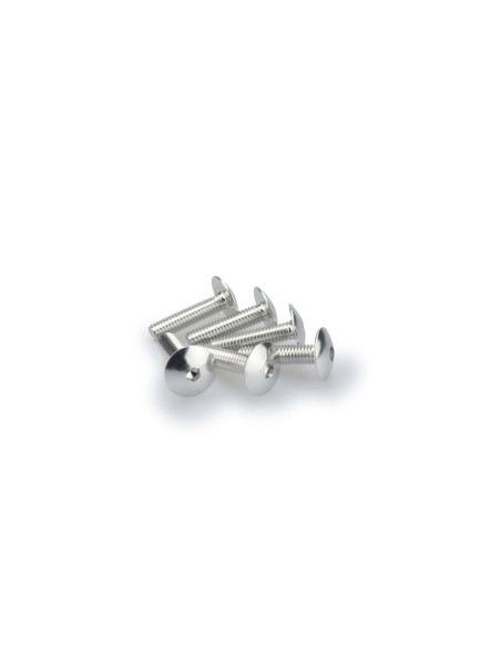 Puig kit vis anodisees m6 pour pare-brise couleur argent