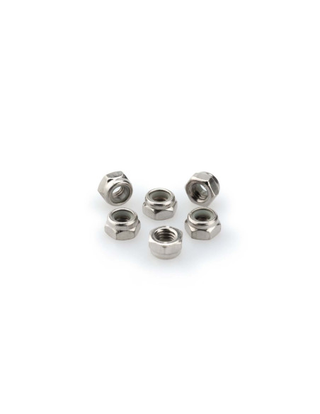 Kit de vis anodisees Puig M5 pour pare-brise couleur argent
