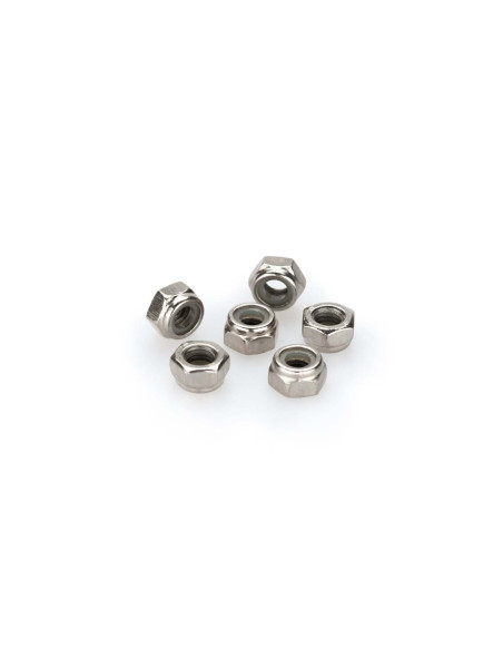 Puig kit vis anodisees m6 pour pare-brise couleur argent