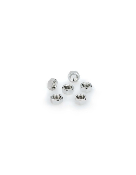 Kit de tornillos anodizados Puig M5 para parabrisas color plata