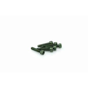 puig kit anodized screws m5 for windshields color green