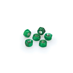 puig kit anodized screws m6 for windshields color green
