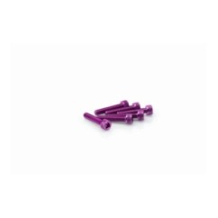 PUIG KIT VIS ANODIZZATE VIOLA - COD. 0185L - Testa cilindrica, cava esagonale. Blister da 6 pezzi. Misura M5 x 25 mm.