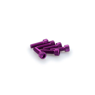 puig kit anodized screws m6 for windshields purple color