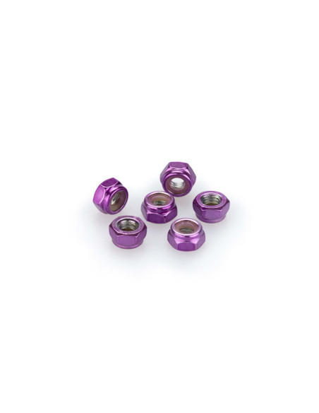 Kit de vis anodisees Puig M6 pour pare-brise couleur violette