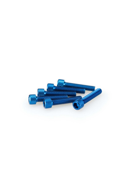 puig kit viti anodizzate m6 per cupolini colore blu