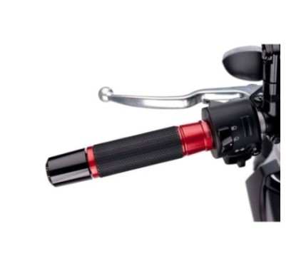 PUIG MANOPOLE MODELE ASCENT COULEUR ROUGE - COD. 6326R - Lunghezza: 119 mm.