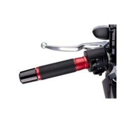 PUIG MANOPOLE MODELE ASCENT COULEUR ROUGE - COD. 3553R - Lunghezza: 123 mm.