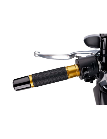 puig manopole modello ascent colore oro lunghezza 123 mm